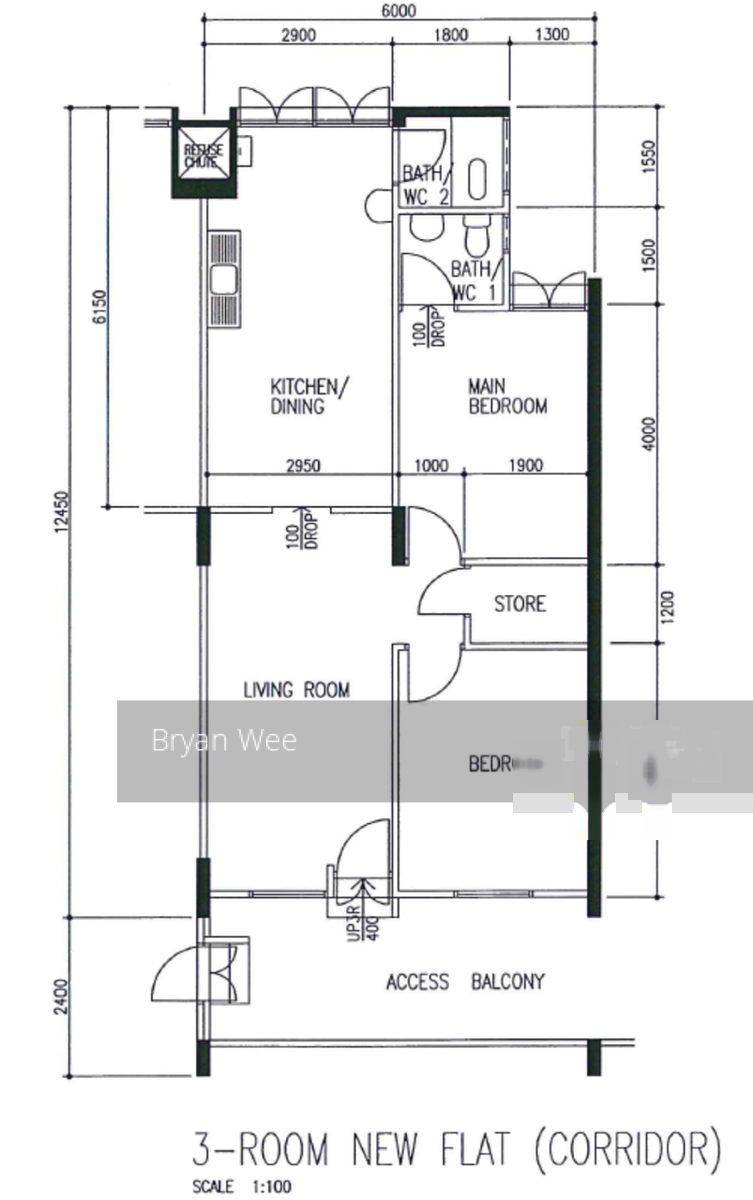 Blk 97 Geylang Bahru (Kallang/Whampoa), HDB 3 Rooms #206645701